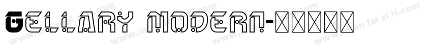 Gellary modern字体转换